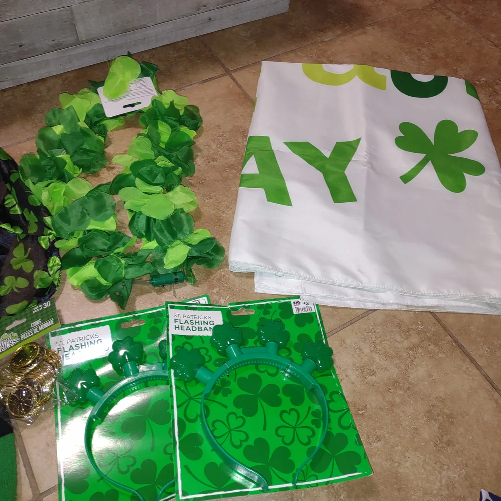 Green St. Patrick's Day Party Accessory Bundle - 23 Pieces (Read Below)
